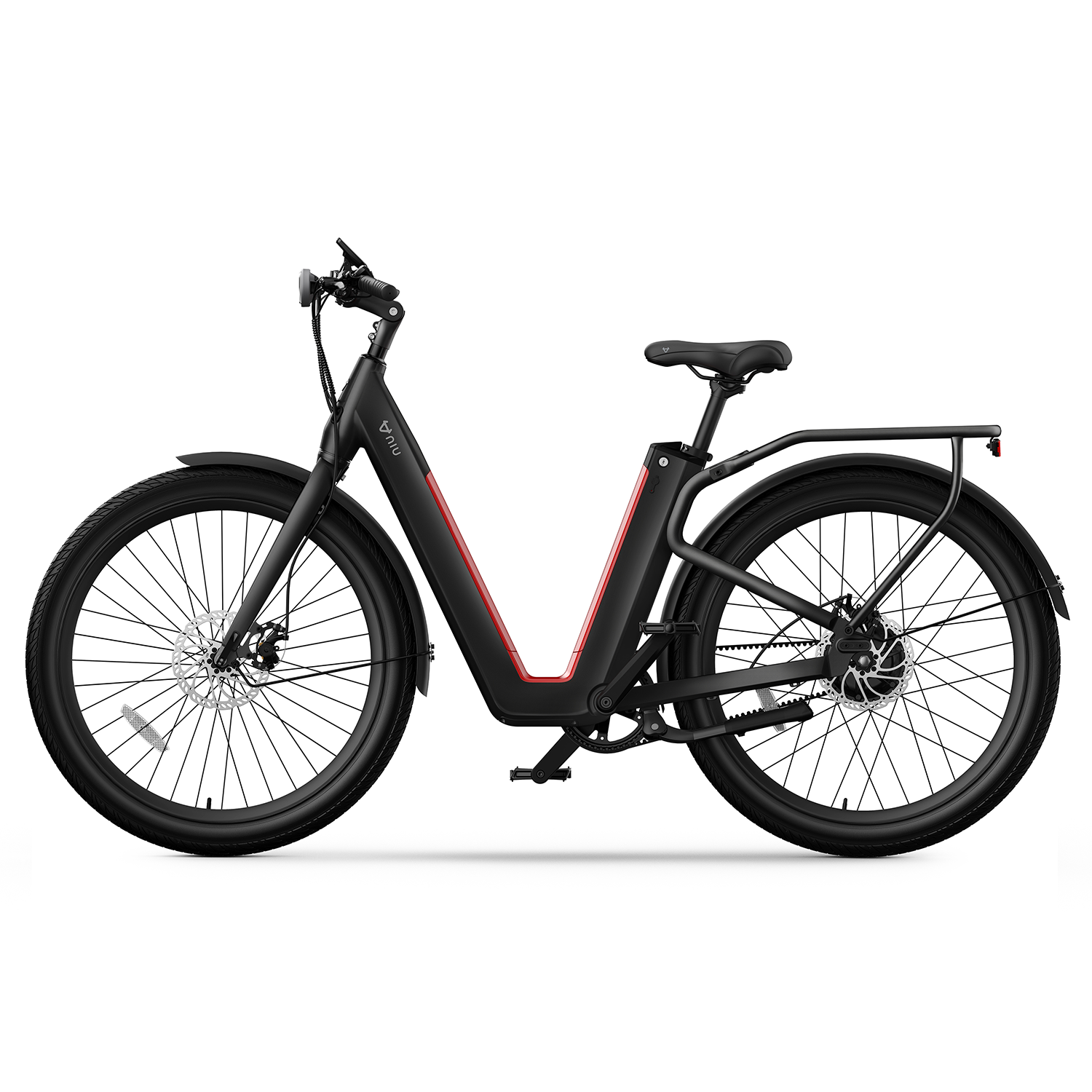 NIU BQi-C3 Pro Ebike Matte Black Speed 28mph | Range 90 miles