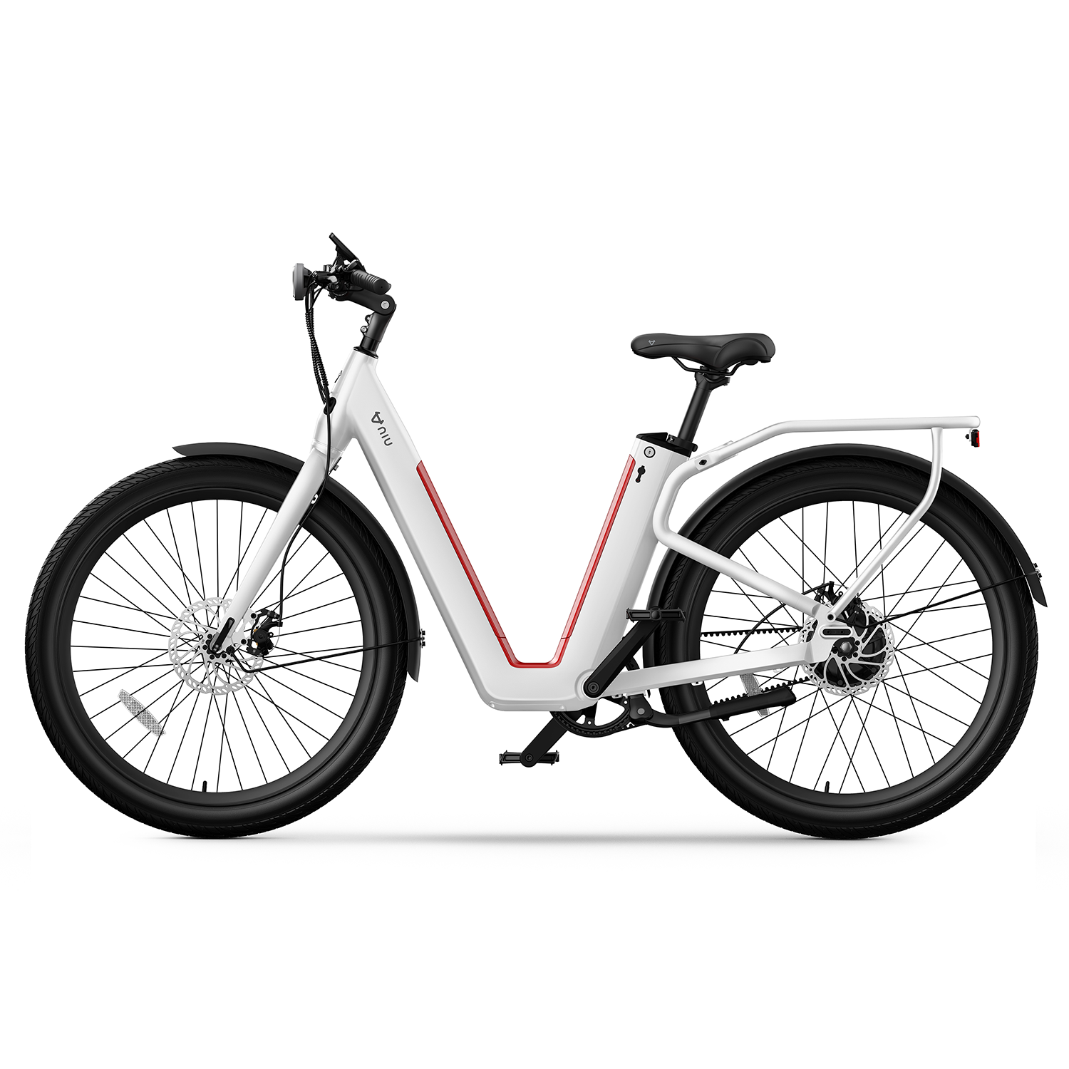 NIU BQi-C3 Pro Ebike White Speed 28mph | Range 90 miles