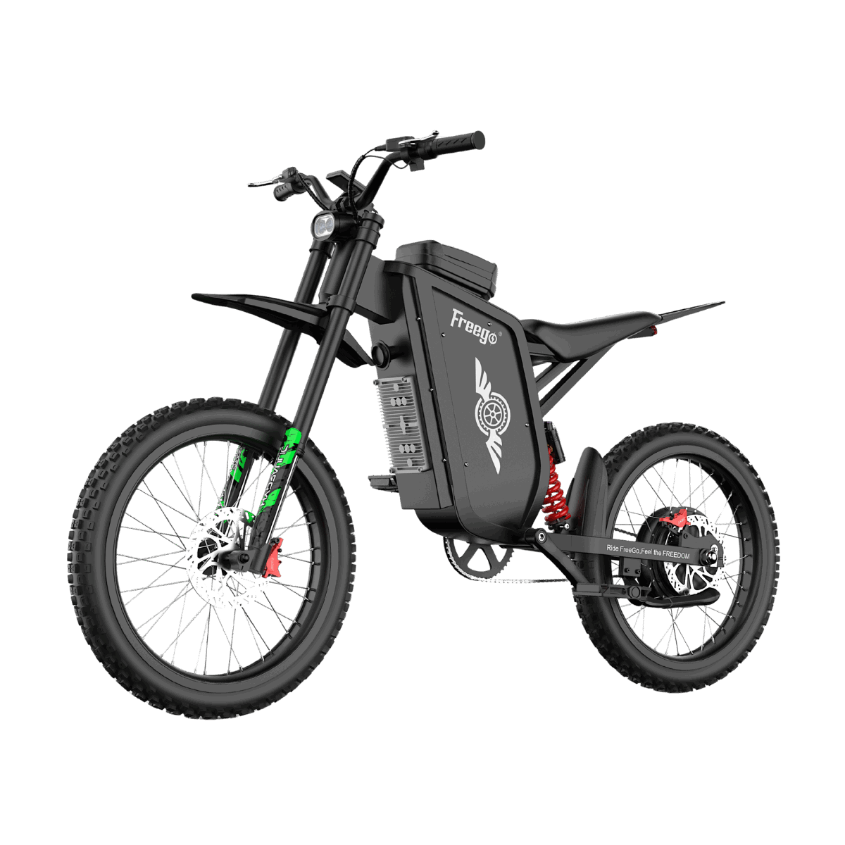 Freego X3 All-Terrain Electric Dirt Bike with Pedals