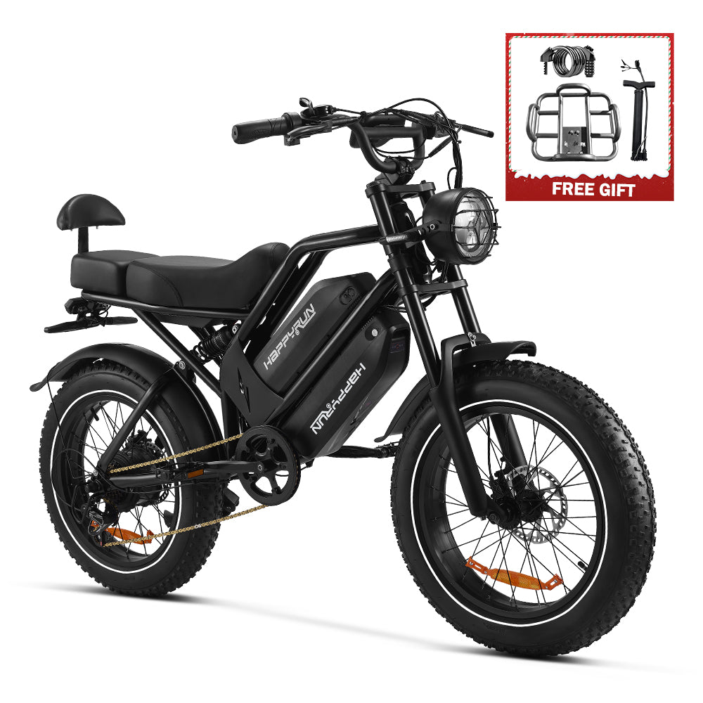 HappyRun G70 2000W Dual Battery Fast Electric Cargo Bike for Sale