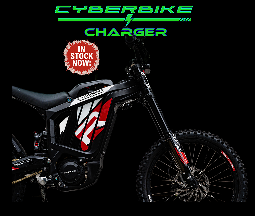 Cyberbike Charger eMoto eBike Launch Sale (Now in stock!)